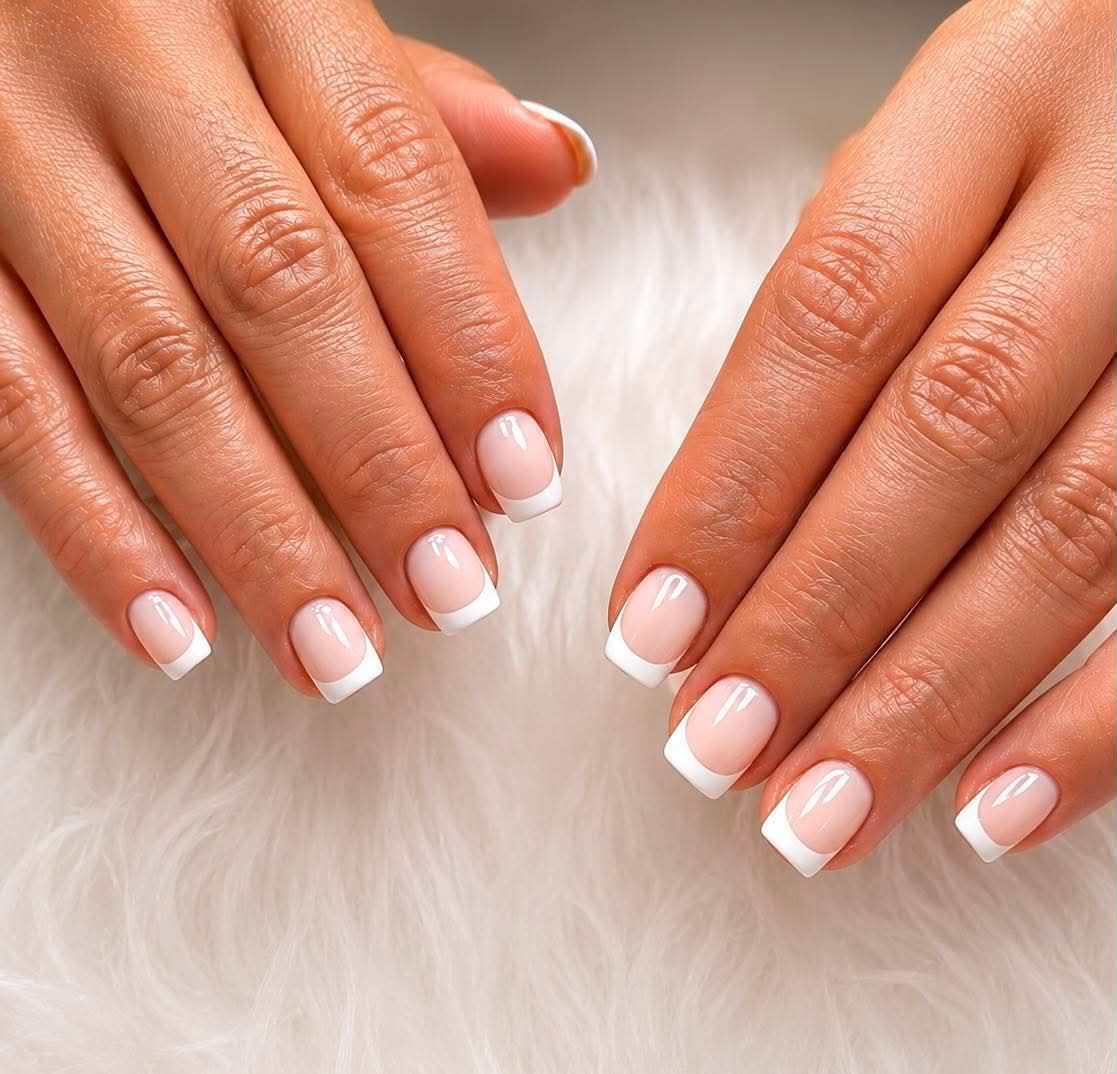 Κλασικό french manicure